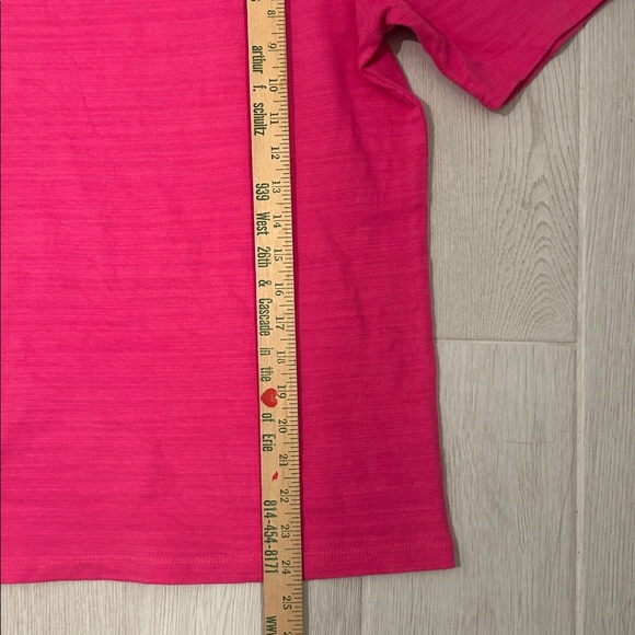 LOFT Fuchsia Short Sleeve Tee - Picture 4 of 6